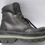 Mens Black Leather DIESEL Goth Platform Boots Sz 6.5 EU 39