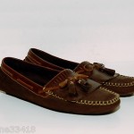 Men’s Cole Haan Brown Sued / Leather Driving mocs moccasins shoes 12 M