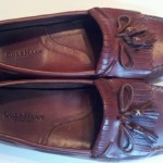 mens cole haan shoes driving moccasin drown leather size 11.5