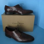 New NIB Mens Cole Haan Air Adams Apron Burgundy Leather Oxfords, Size 9.5
