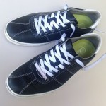 COLE HAAN NIKE AIR MEN’S BLACK LEATHER FASHION SNEAKERS SIZE 9