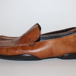 Hugo Boss Mens Brown Leather Loafers 9