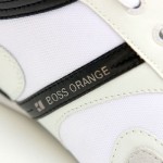 $225 Hugo Boss ORANGE Label Sneakers White Mens 13 46 Trainers Black 12.5 45.5
