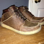 Clarks Unari Originals Sz 8M Brown Leather Casual Chukka Desert Boot Wallabee