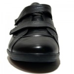 $330 Hugo Boss Black Label Leather Velcro Sneakers Mens Shoes 11 44 Walking 10.5