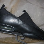 COLE HAAN Country Nike Air Black Genuine Leather Slip-On Shoes sz 10 M LN L@@K!