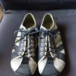 RARE DIESEL “IVALO” GREY GENUINE LEATHER CASUAL FASHION SHOES SZ 11 – EUC
