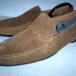 HUGO BOSS SUEDE MOCCASINS SHOES RETAILS $385 SAVE!  SAVE NOW 12