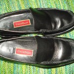 COLE HAAN SANTA BARBARA NIKE AIR BLACK  LOAFER SHOES  9.5 M