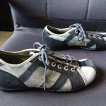 RARE DIESEL “IVALO” GREY GENUINE LEATHER CASUAL FASHION SHOES SZ 11 – EUC