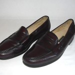 Cole Haan Men’s Size 14 B Burgundy Leather Pinch Penny Slip On Loafers Shoes