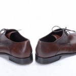 COLE HAAN 11 M dark brown leather C08191 PLAIN TOE OXFORD lace-up casual shoe