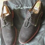 COLE HAAN DARK BROWN SUEDE SHOES  MENS – SIZE 13 M