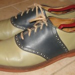 Mens Cole Haan USA Classic Leather Saddle Shoes sz 11 D