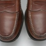 NICE! Mens shoes COLE HAAN Nike AIR tan leather slip ons penny loafers sz 8 M