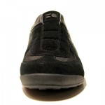 $225 Hugo Boss ORANGE Label Sneakers Black Slip-on Mens Shoes 9 42 Trainers 8.5