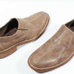 new classy mens COLE HAAN ‘Dryden’ brown leather slip-on loafers shoes 8.5