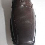 NIB HUGO BOSS Leather Slip Ons, SIZE 10 1/2 US, Brown