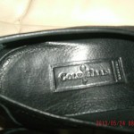 COLE HAAN BLACK / BROWN WOVEN TOP LOAFERS SIZE 8 B