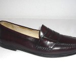 Cole Haan Men’s Size 14 B Burgundy Leather Pinch Penny Slip On Loafers Shoes