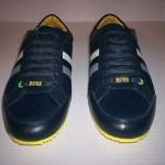 Hugo Boss Green Men’s Victoire Neo Navy Leather Lace-Up Fashion Sneakers Size 9