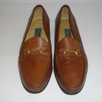 Cole Haan Men’s Size 14 M Luggage Tan Leather Horse Bit Loafers ITALY