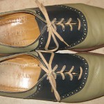 Mens Cole Haan USA Classic Leather Saddle Shoes sz 11 D