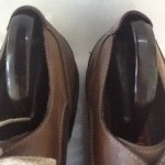 COLE HAAN COUNTRY 10.5 Tan leather NIKE AIR oxford shoe