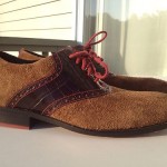 COLE HAAN AIR COLTON SADDLE OXFORD Men’s Size 8 $198.00 Croc Print No Reserve!