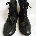 New Diesel Mens Miliboot Black Leather Ankle Zipper Lace Up Boots US 11 EU 44.5