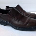 Cole Haan Nike Air Shoes Loafers Size 10.5 M Leather Brown Slip On Leather