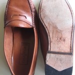 Mens COLE HAAN Resort Brown Leather Loafer Casual Shoe 8D NICE!