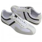 $225 Hugo Boss ORANGE Label Sneakers White Mens 13 46 Trainers Black 12.5 45.5
