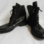 New Diesel Mens Miliboot Black Leather Ankle Zipper Lace Up Boots US 11 EU 44.5