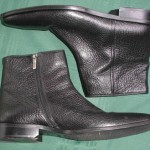Hugo Boss Men’s Dress Boots Italy Black Leather 9 may fit US 10 – 11 – Very Nice