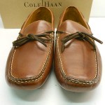NEW COLE HAAN PASEO PAPAYA LEATHER CAMP MOC STYLE DRIVING SHOES