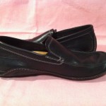 COLE HAAN Black Loafers Nike Air Leather G Series 9.5 M Driving Shoes