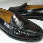 COLE HAAN Men’s Brown Leather PENNY LOAFERS Sz 9.5D…………SHARP!