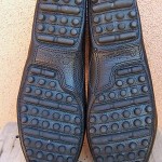 Cole Haan Mens Casual Dress Shoes Size 8.5M Black Leather Slip On Driver Loafers
