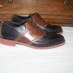 Men’s Cole Haan NEW Sz 9 M Black & Brown Punched Spectator Oxfords 9 M