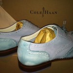 Mens Cole Haan Air Colton Casual Wingtip sz 9 Blue/Nubuck Blue