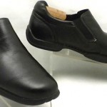 COLE HAAN Nike Air Black Leather Mocs Loafers Comfort Slip-on MENS 9 M