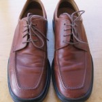 Men’s COLE HAAN NIKE AIR SZ 8 Brown Leather Lace Up OXFORDS Comfort Shoes