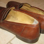 Mens Cole Haan Brn All Leather Classic Italian Penny Loafers sz 10.5 D