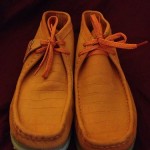 Clarks Originals Supreme orange nubuck wallabee 10.5m