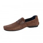 Hugo Boss Brown Leather Loafers Shoes US 12 EU 45