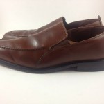 COLE HAAN BROWN LEATHER SLIP ON LOAFERS SIZE 10 MEDIUM