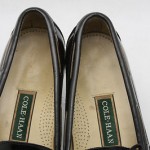 NICE! Mens shoes COLE HAAN black leather tassel slip ons loafers sz 9.5 D