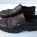 Cole Haan Nike Air Shoes Loafers Size 10.5 M Leather Brown Slip On Leather