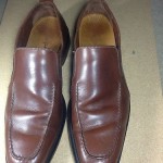 COLE HAAN BROWN LEATHER SLIP ON LOAFERS SIZE 10 MEDIUM